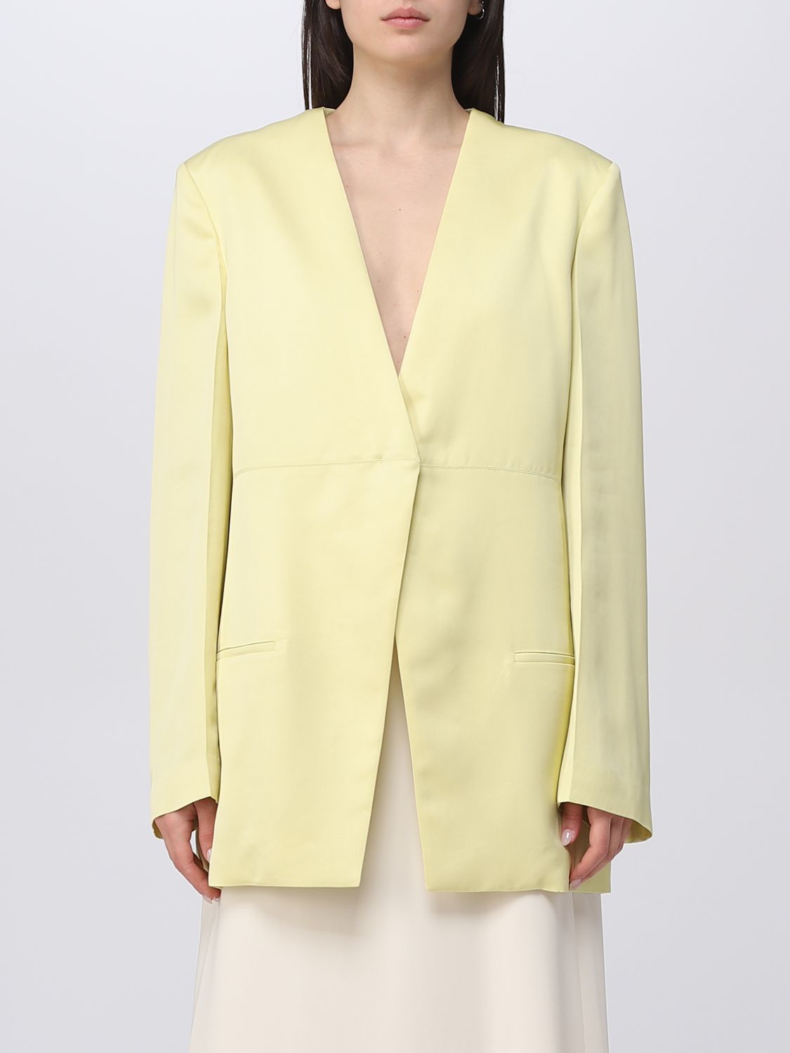 Jil Sander Blazer JIL SANDER Woman colour Yellow