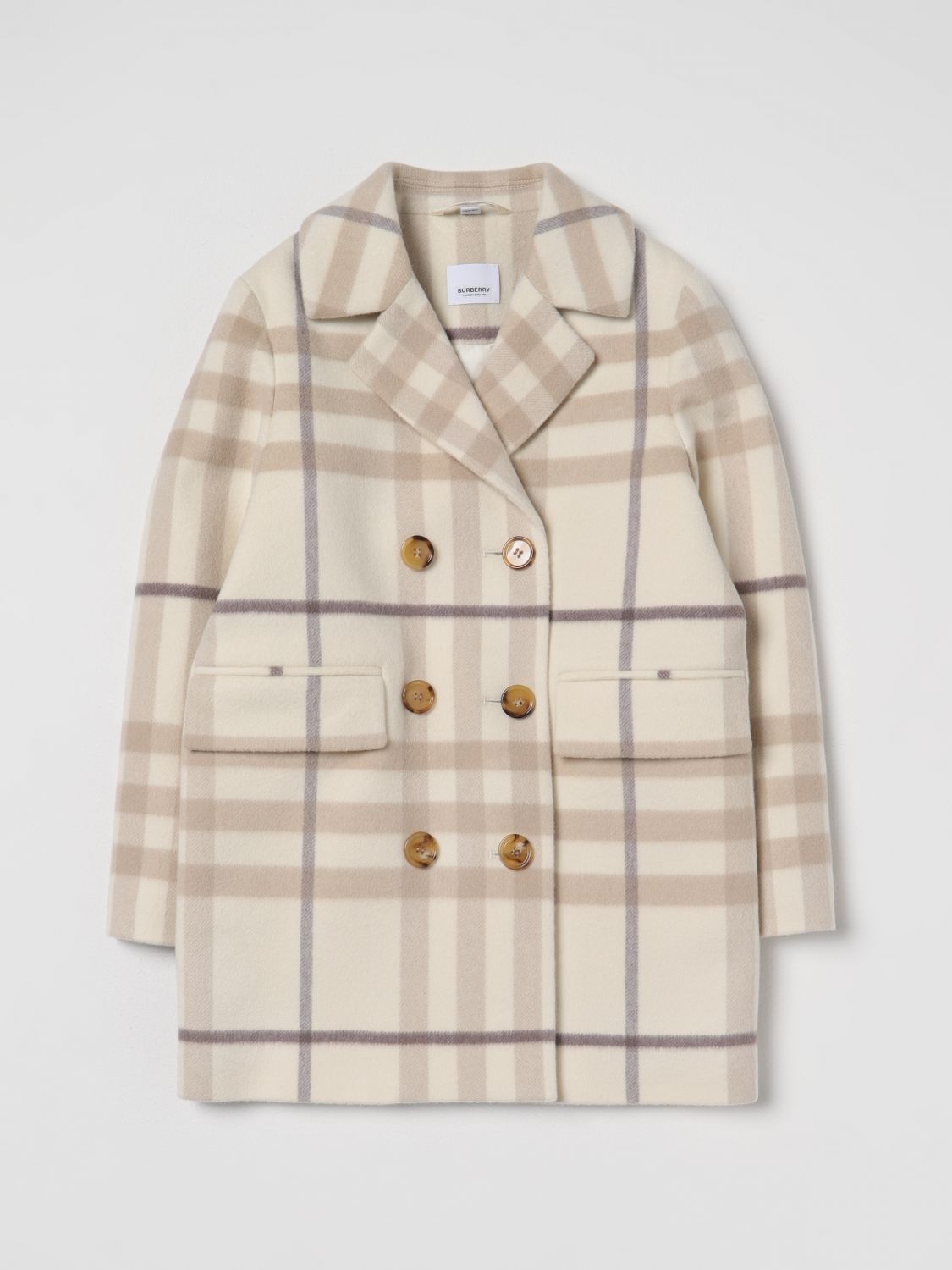 Burberry Kids Coat BURBERRY KIDS Kids colour Beige