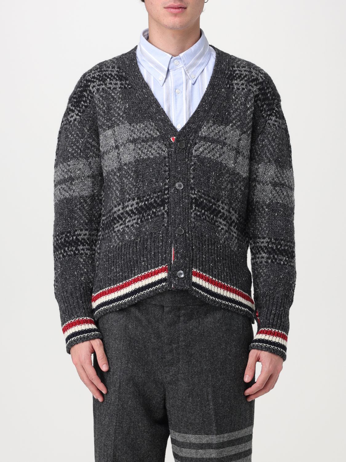 Thom Browne Cardigan THOM BROWNE Men colour Grey