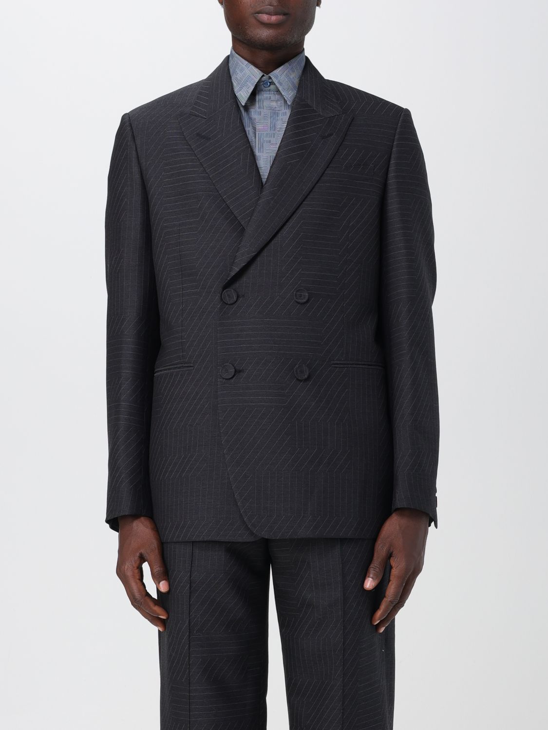 FENDI Blazer FENDI Men colour Grey