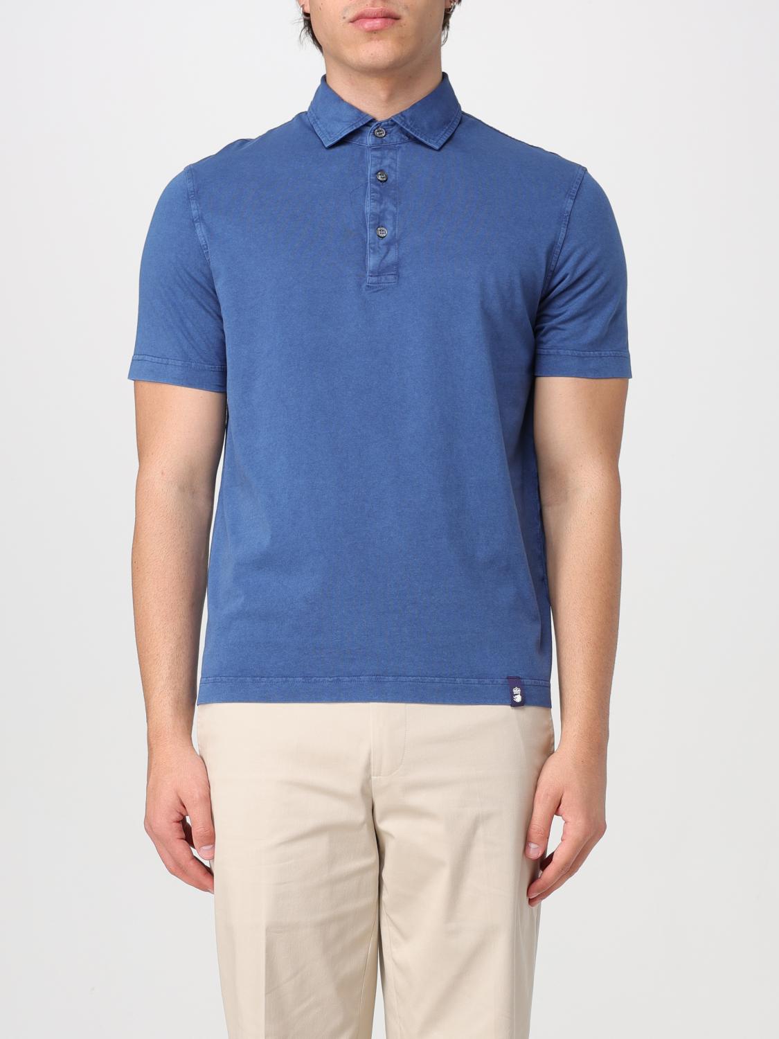 Drumohr Polo Shirt DRUMOHR Men color Blue