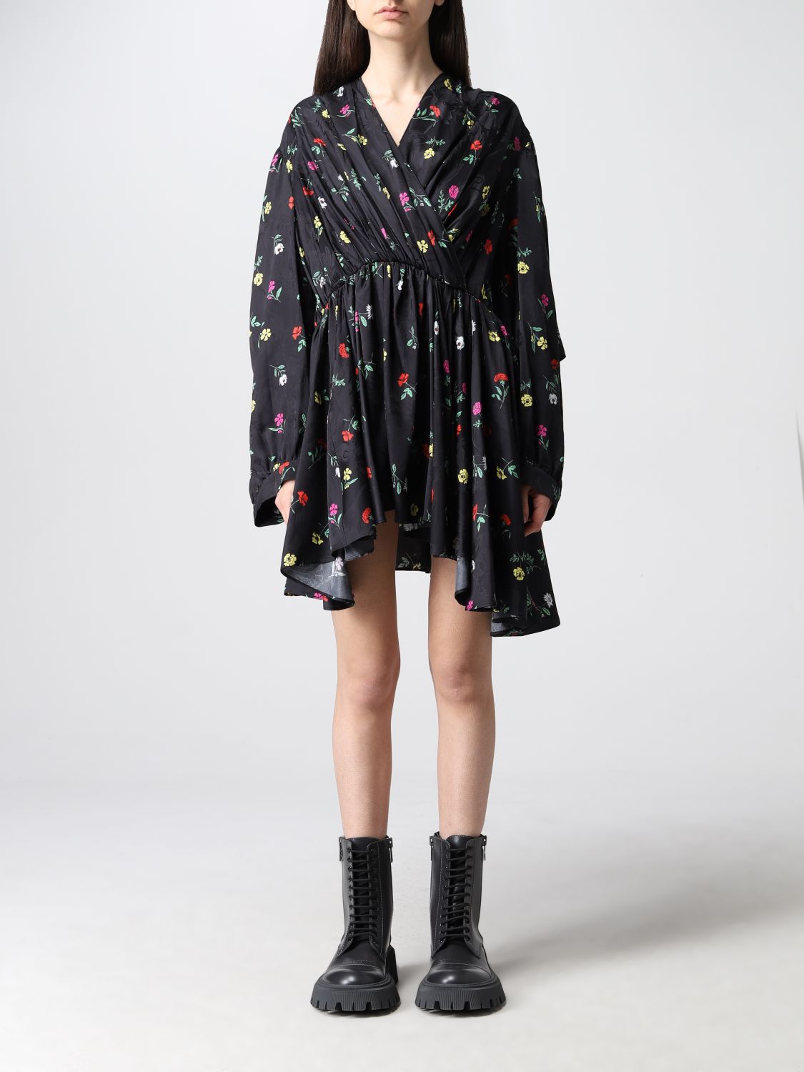 Balenciaga Balenciaga Baby Doll dress in jacquard viscose blend