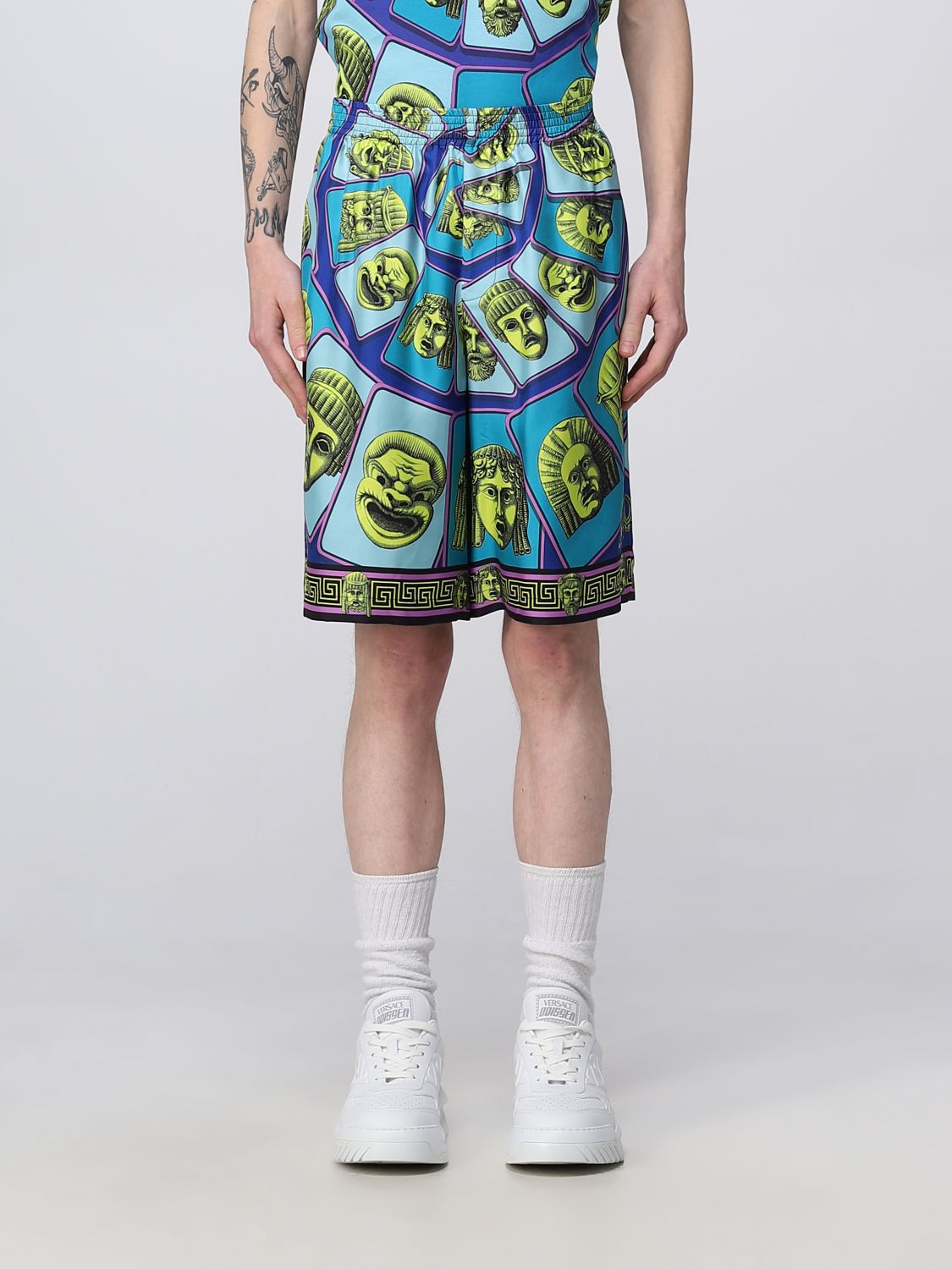 Versace Short VERSACE Men colour Gnawed Blue