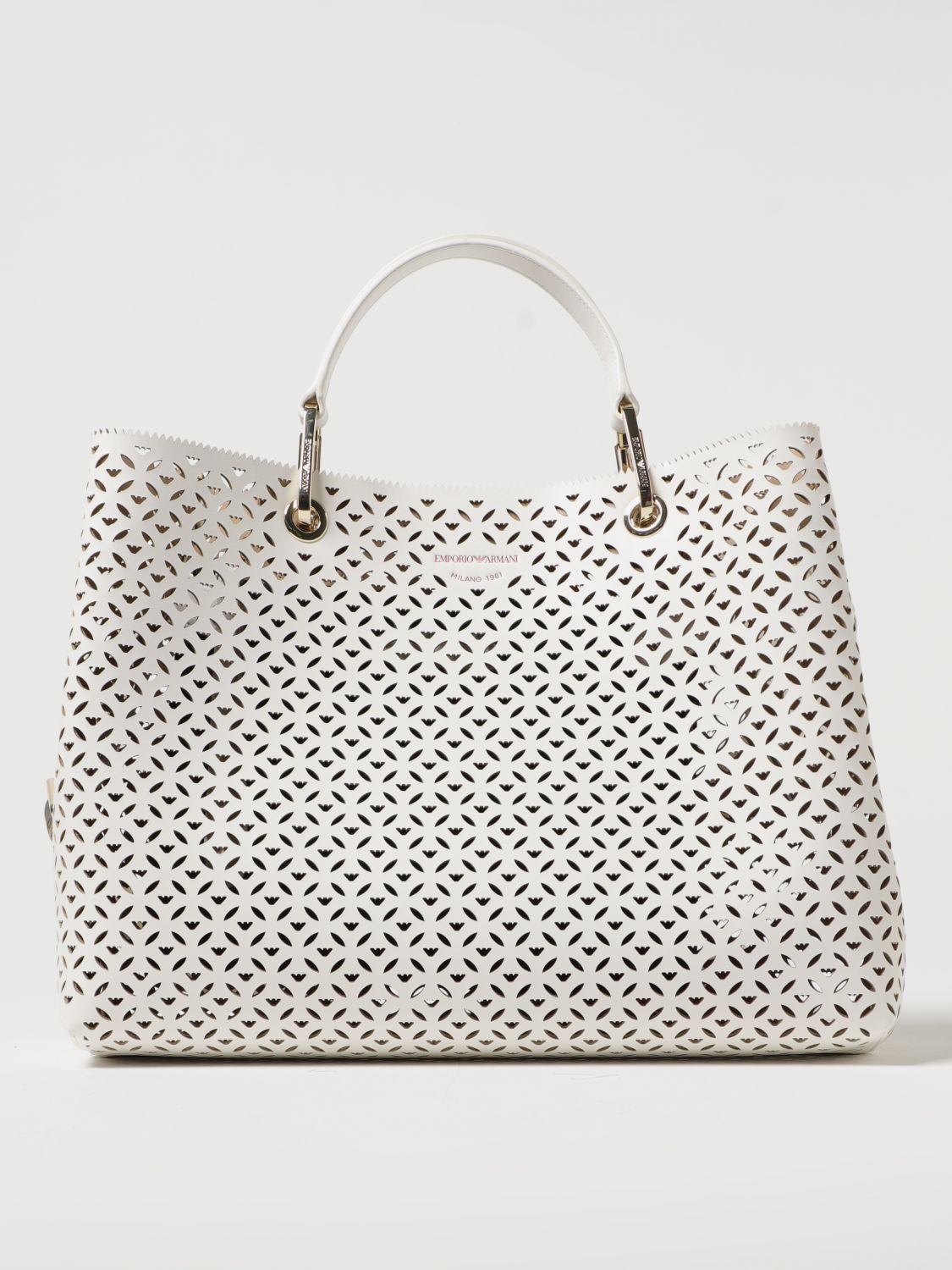 Emporio Armani Tote Bags EMPORIO ARMANI Woman colour White