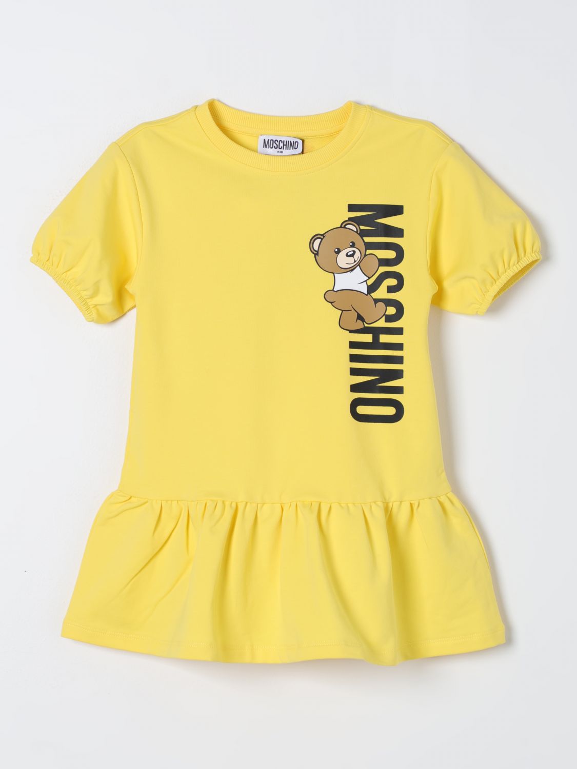  Dress MOSCHINO KID Kids colour Yellow