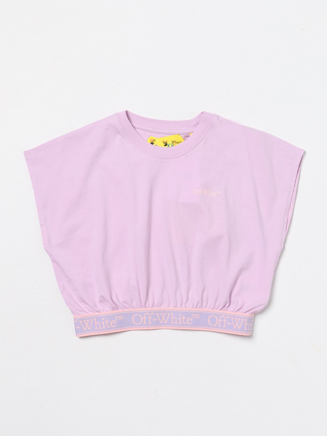  T-Shirt OFF WHITE KIDS Kids colour Lilac