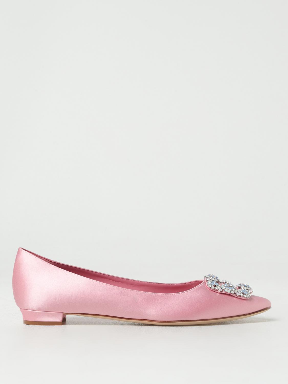 Manolo Blahnik Ballet Pumps MANOLO BLAHNIK Woman colour Pink