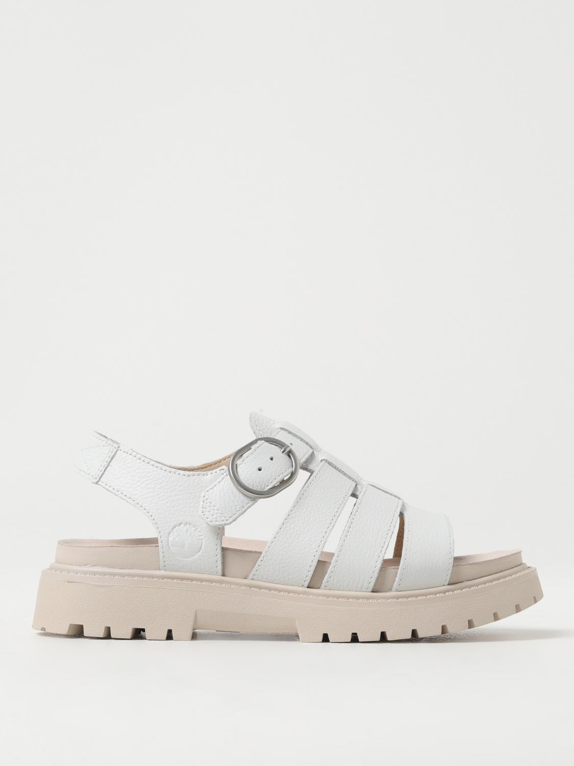 Timberland Flat Sandals TIMBERLAND Woman colour White