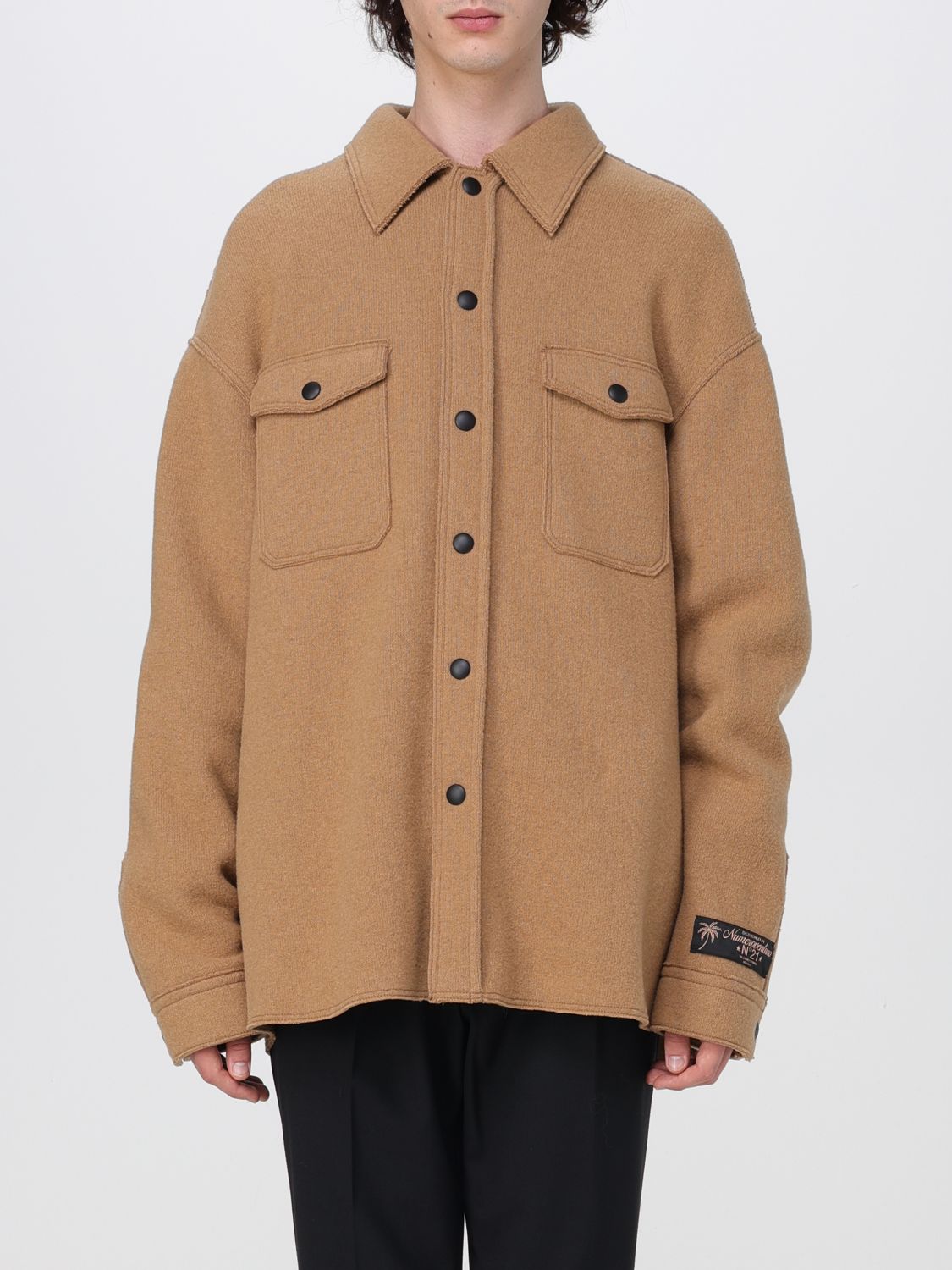 N° 21 Jacket N° 21 Men colour Beige