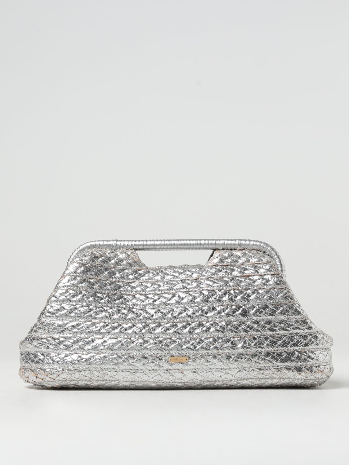 Cult Gaia Clutch CULT GAIA Woman colour Silver