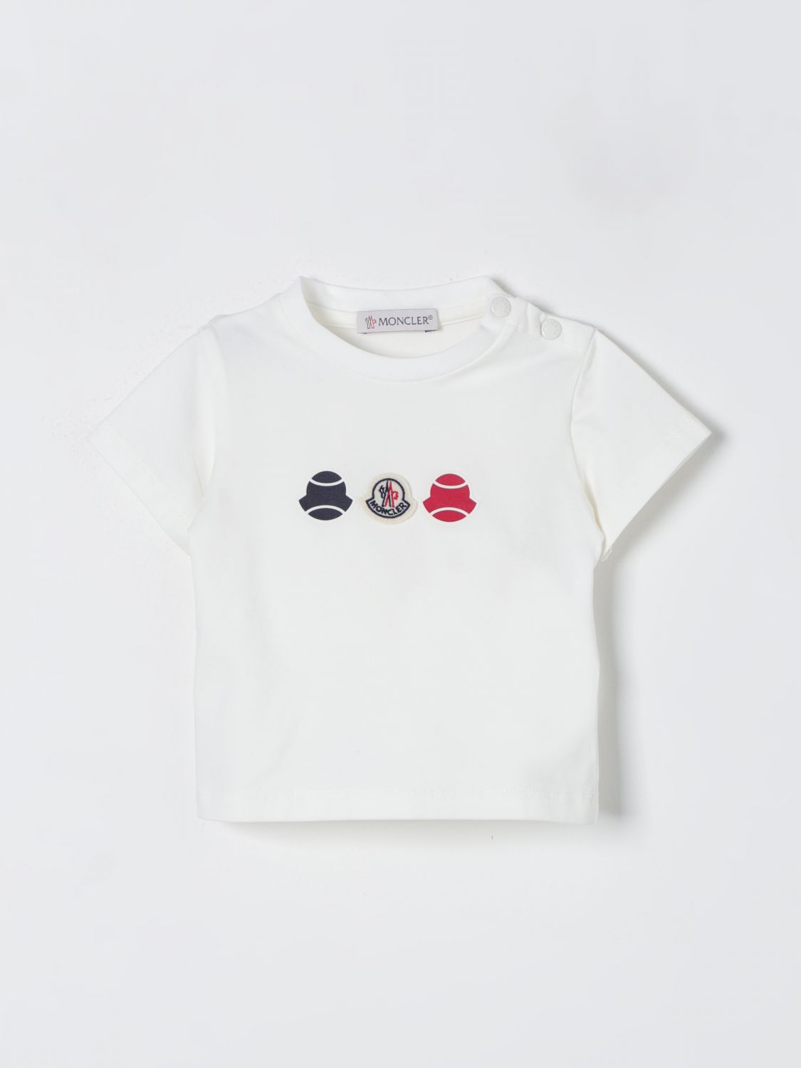 Moncler T-Shirt MONCLER Kids colour Cream