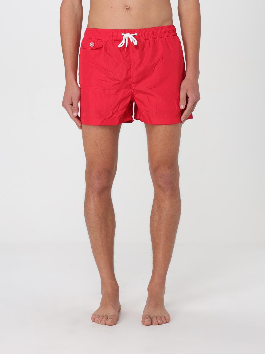 Kiton Swimsuit KITON Men colour Ruby