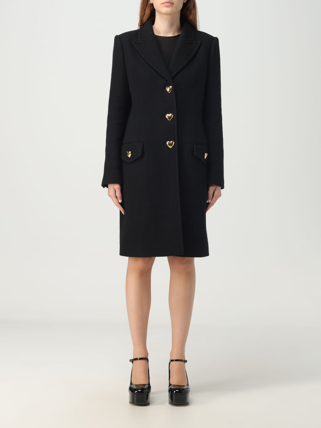 Moschino Couture Coat MOSCHINO COUTURE Woman colour Black