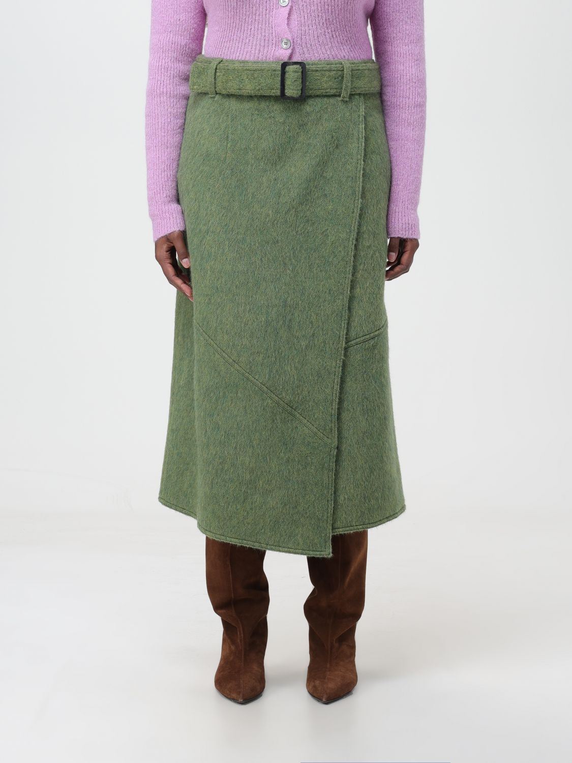 Wood Wood Skirt WOOD WOOD Woman colour Green