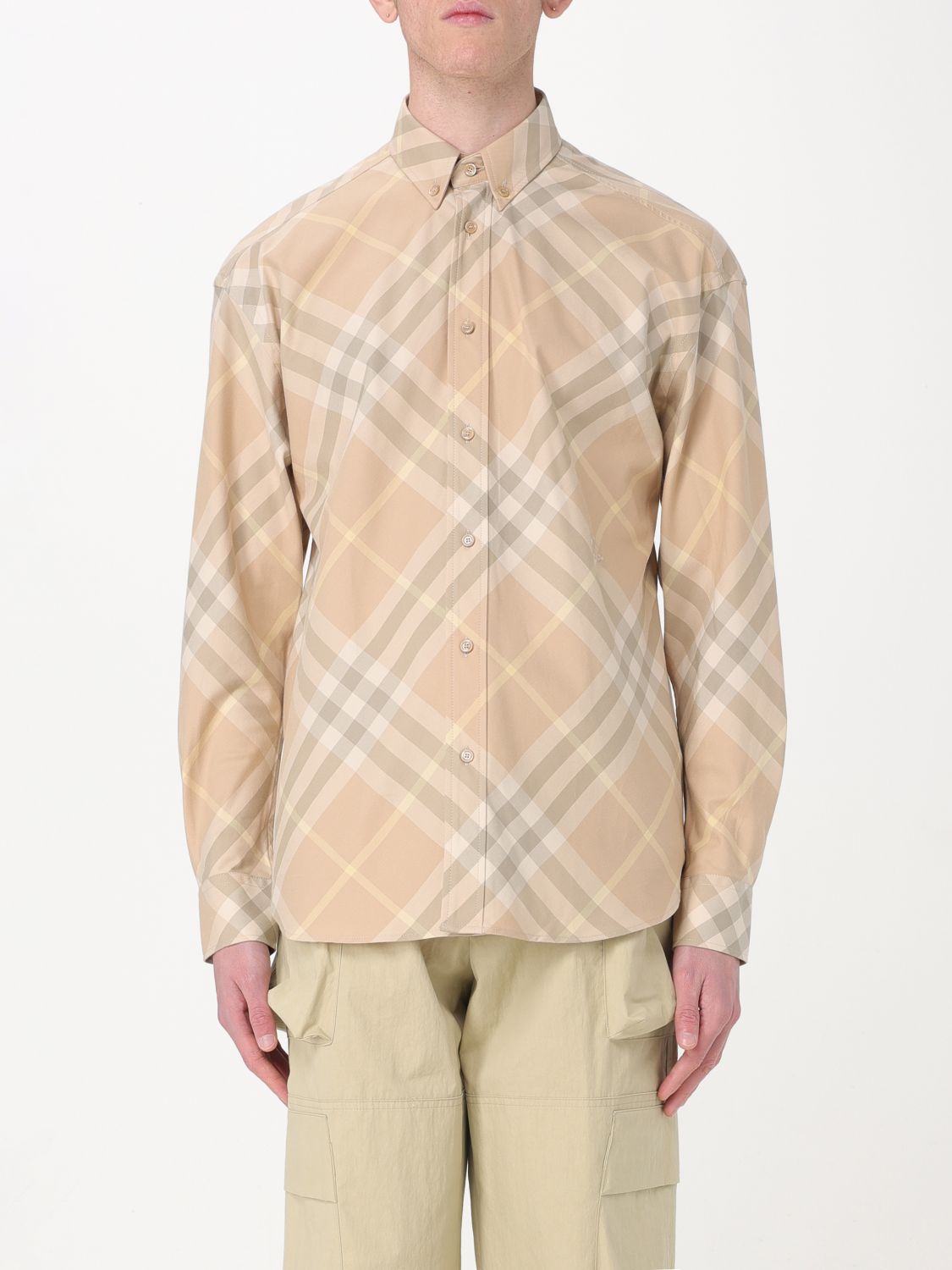 Burberry Shirt BURBERRY Men colour Beige