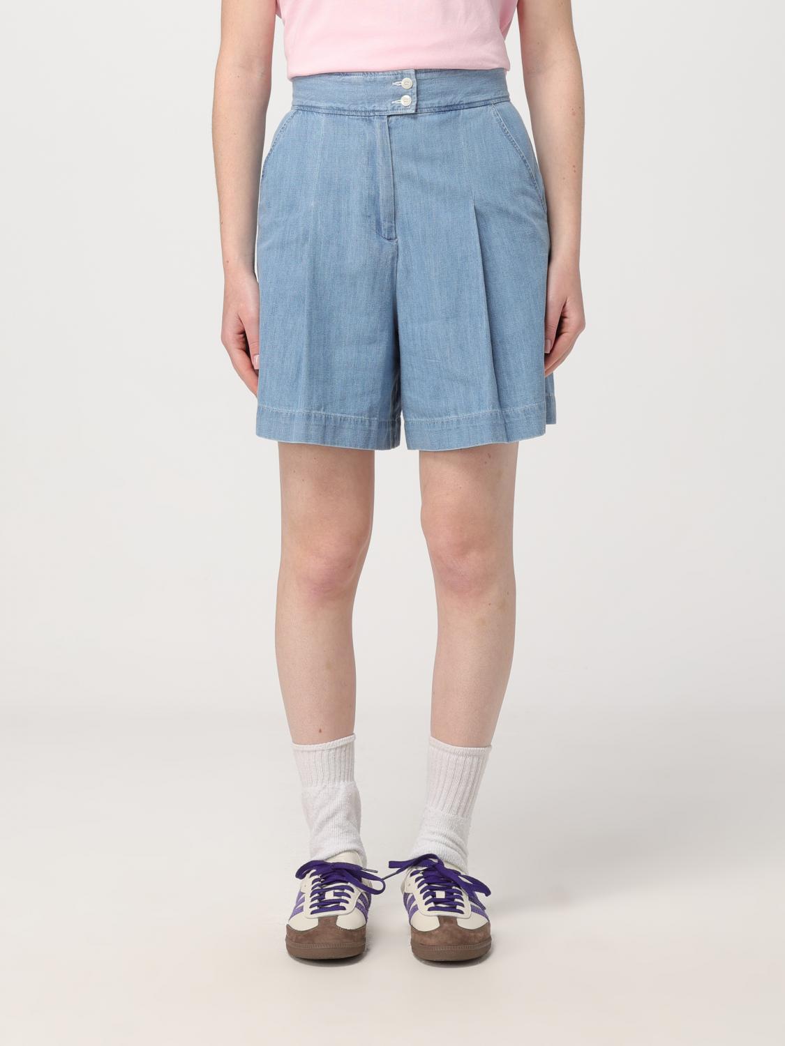 A.P.C. Short A.P.C. Woman colour Blue