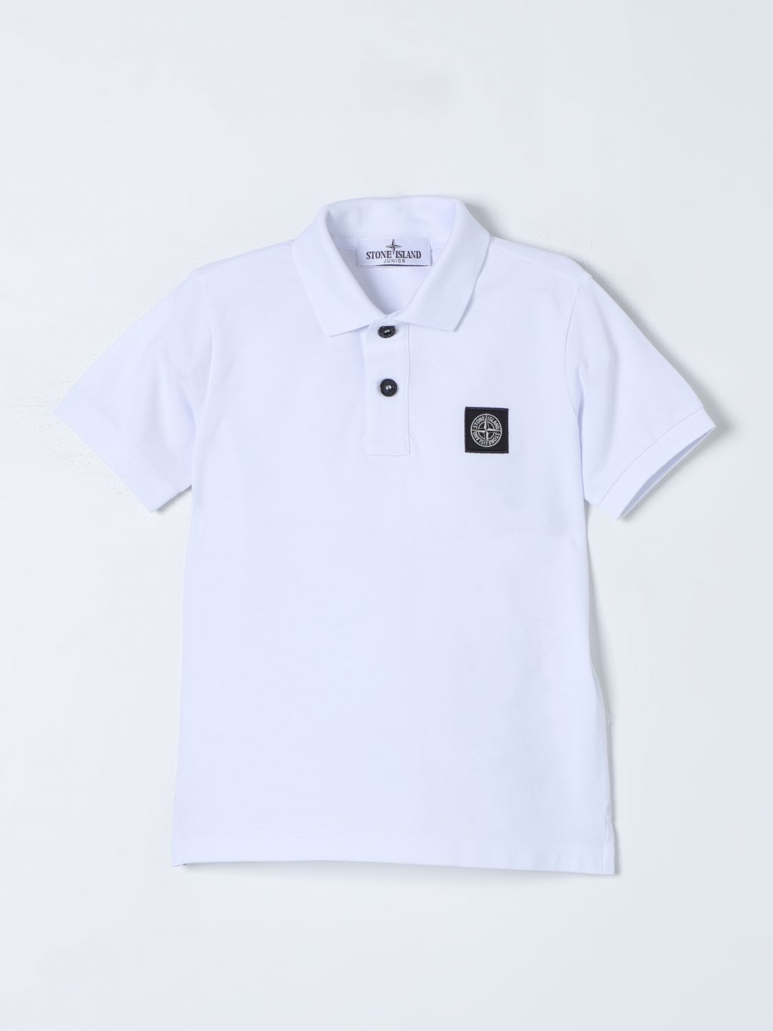 Stone Island Junior Polo Shirt STONE ISLAND JUNIOR Kids colour White