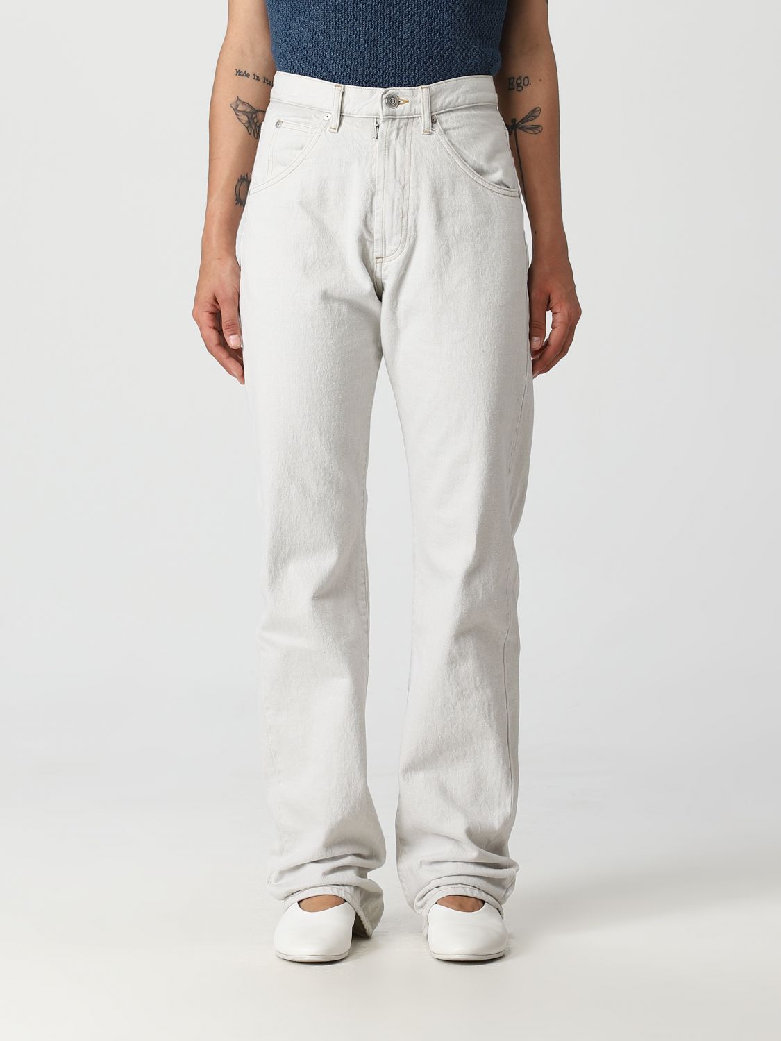 Maison Margiela Jeans MAISON MARGIELA Woman colour White