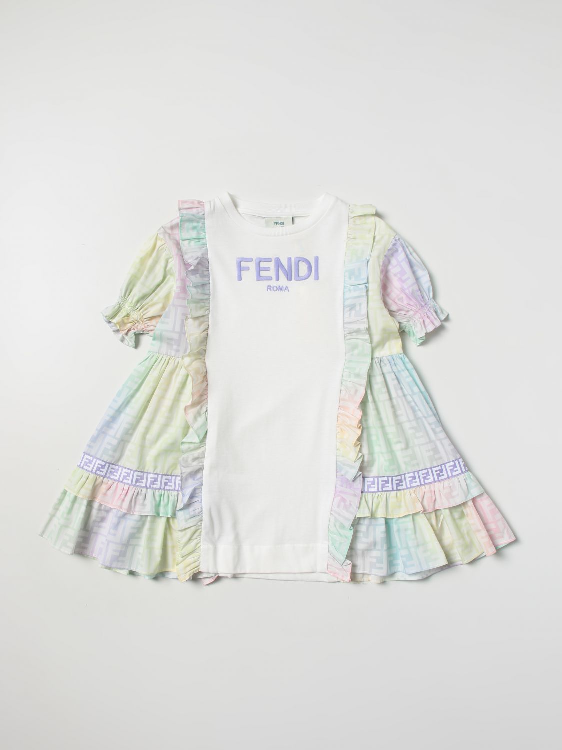 Fendi Kids Dress FENDI KIDS Kids colour White