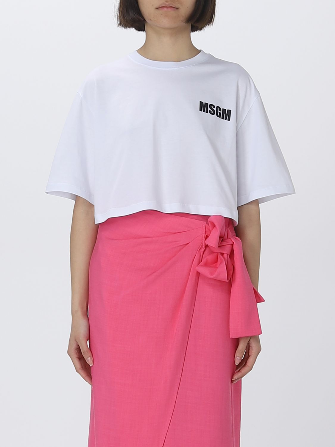 Msgm T-Shirt MSGM Woman colour White