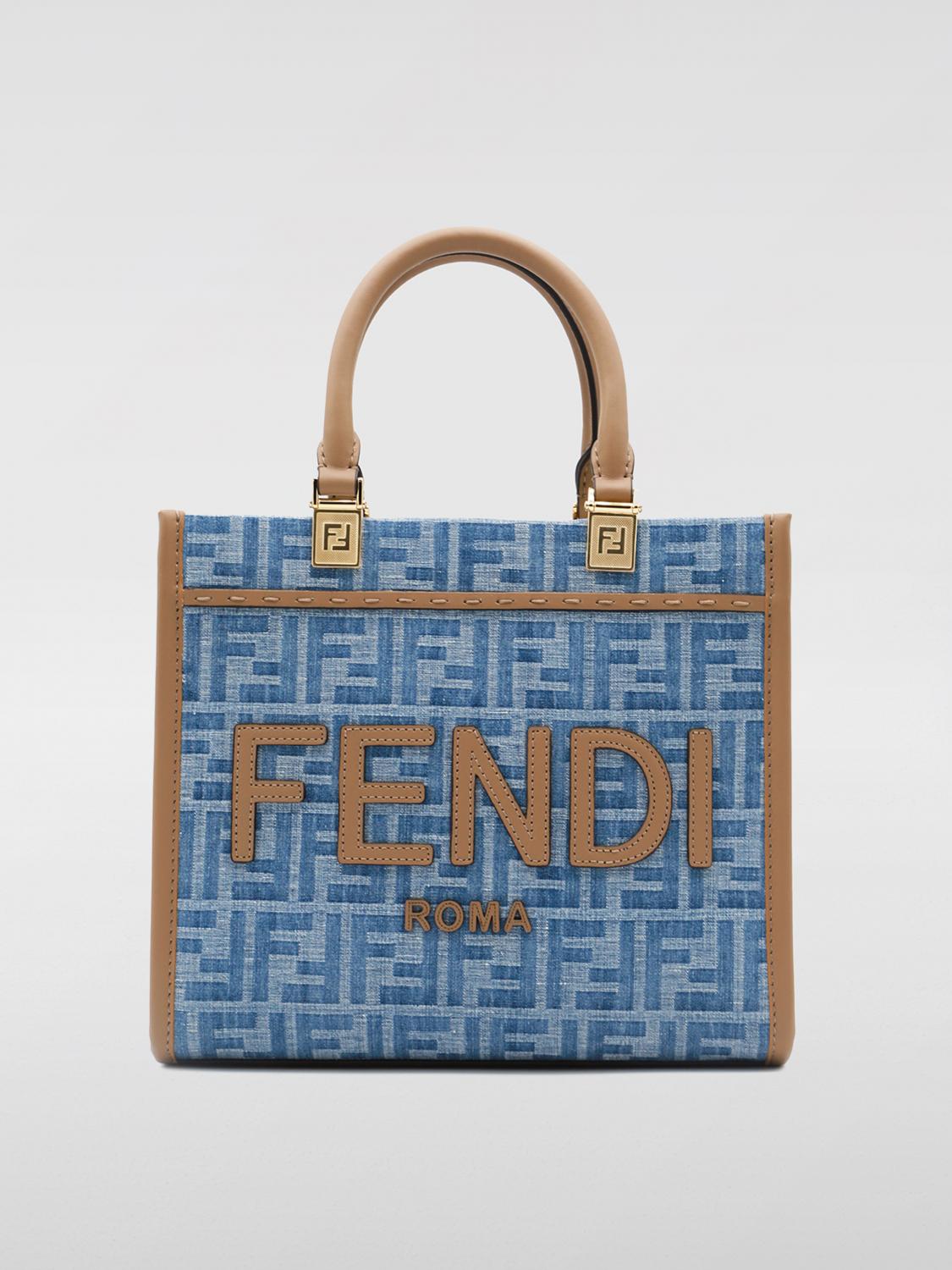 FENDI Handbag FENDI Woman color Denim