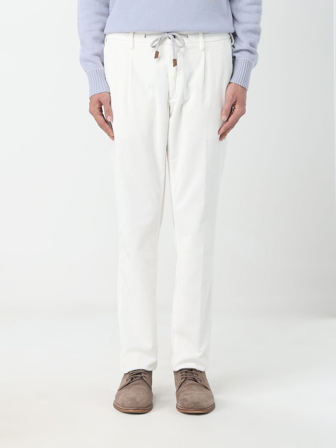 Eleventy Trousers ELEVENTY Men colour White