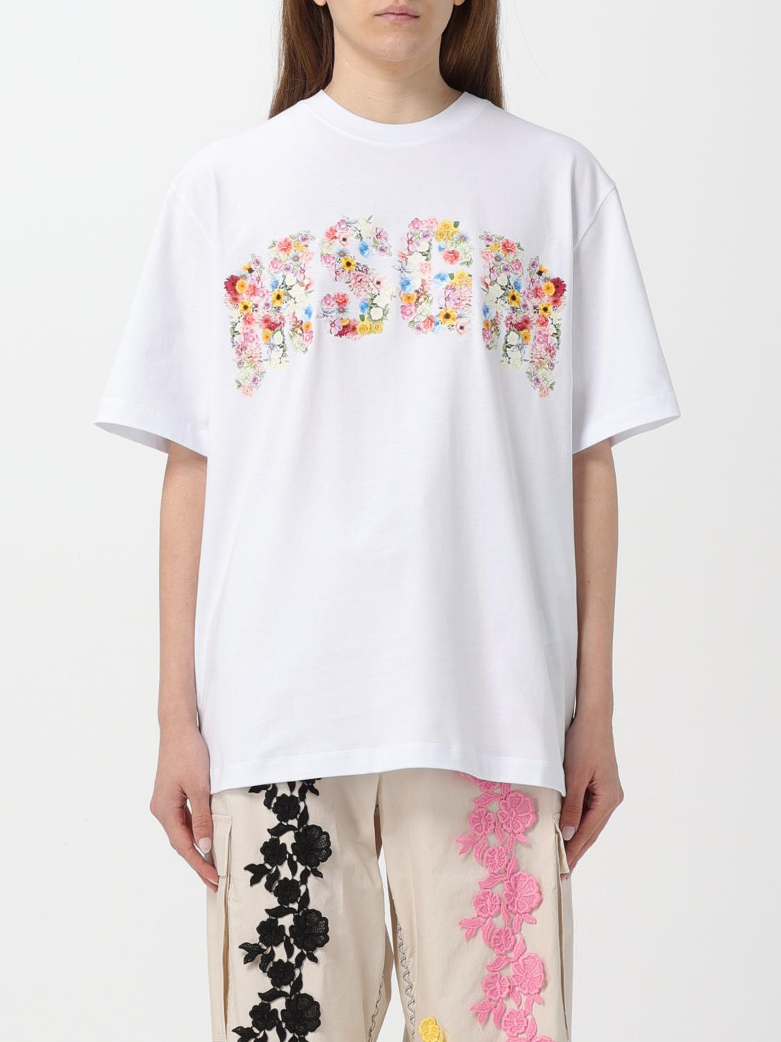 Msgm T-Shirt MSGM Woman color White