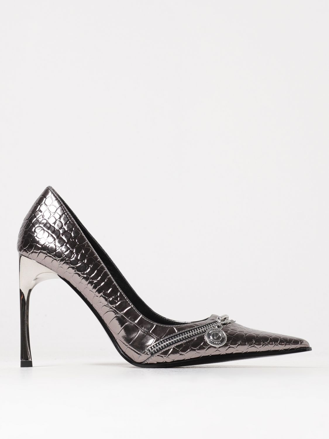 Versace Jeans Couture High Heel Shoes VERSACE JEANS COUTURE Woman colour Silver