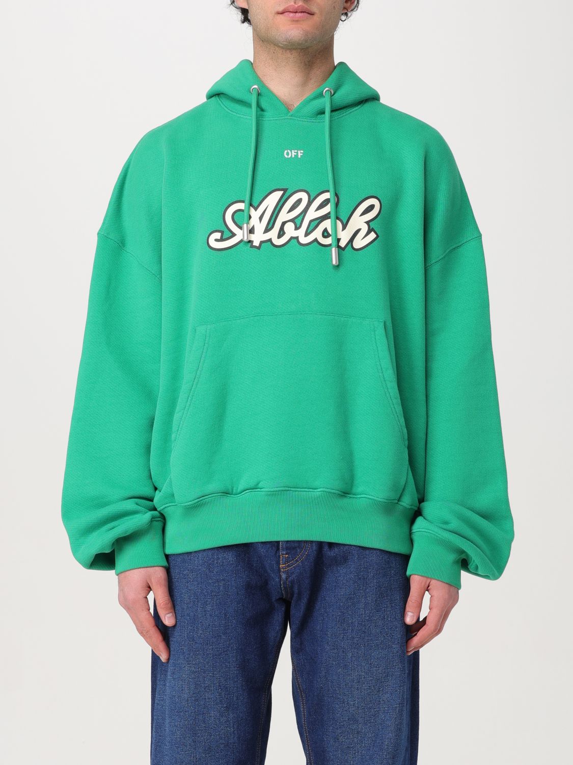 OFF-WHITE Sweatshirt OFF-WHITE Men colour Green