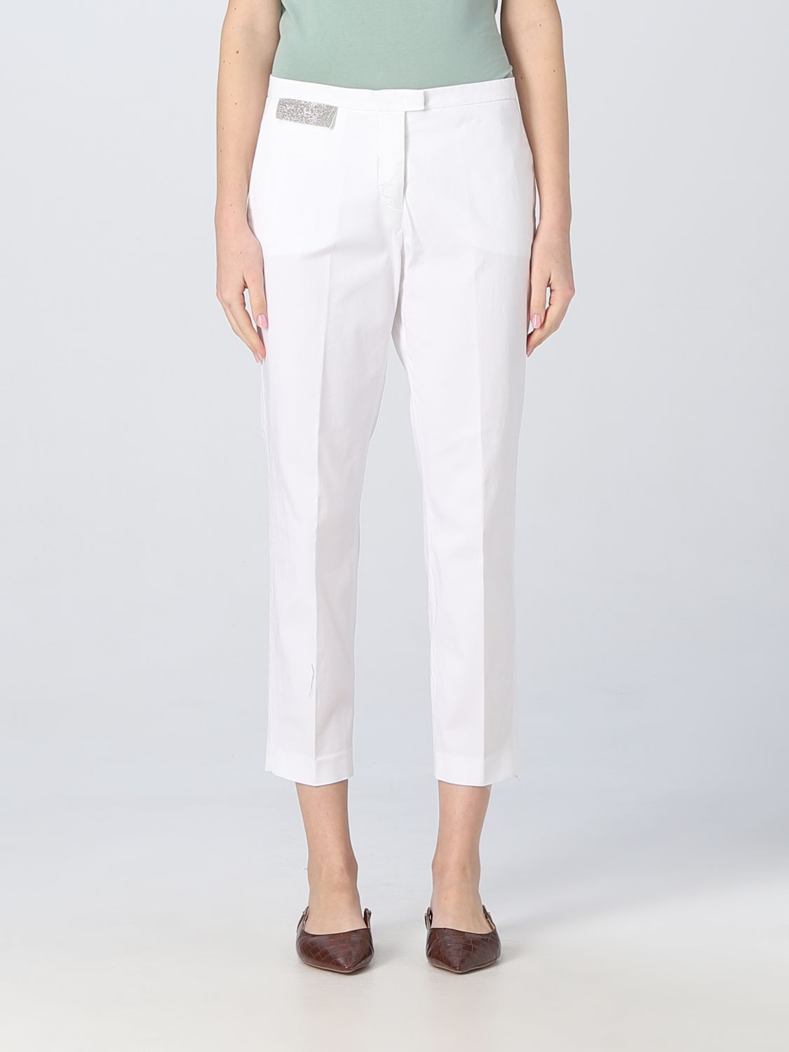 Fabiana Filippi Trousers FABIANA FILIPPI Woman colour White