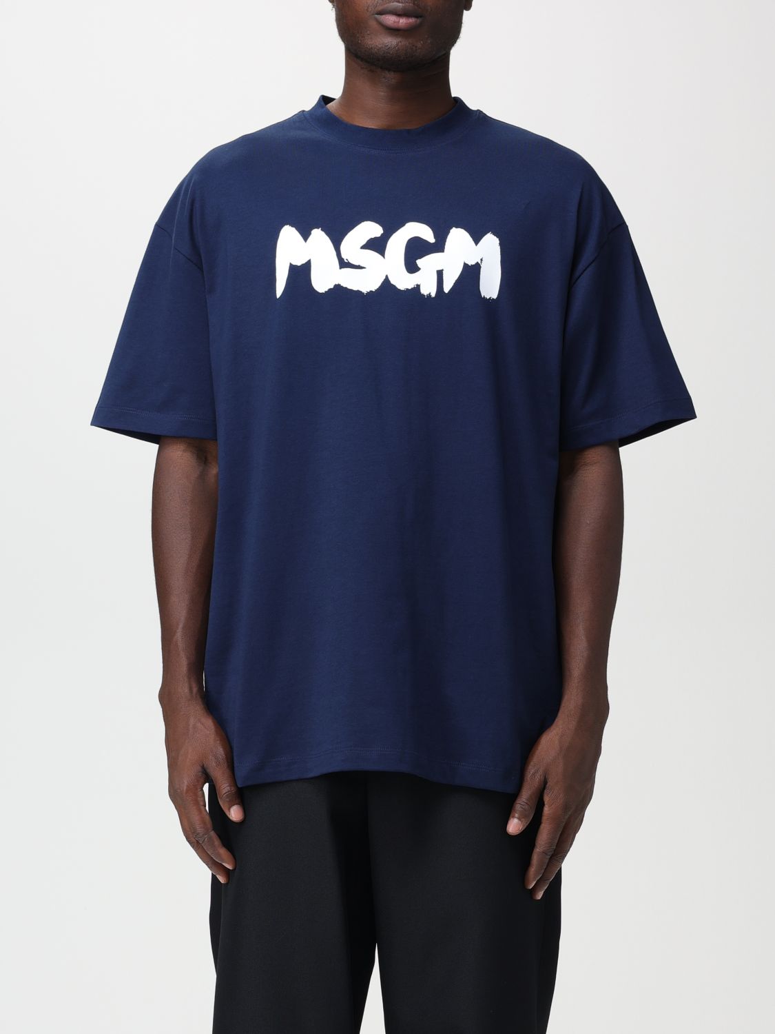 Msgm T-Shirt MSGM Men colour Navy