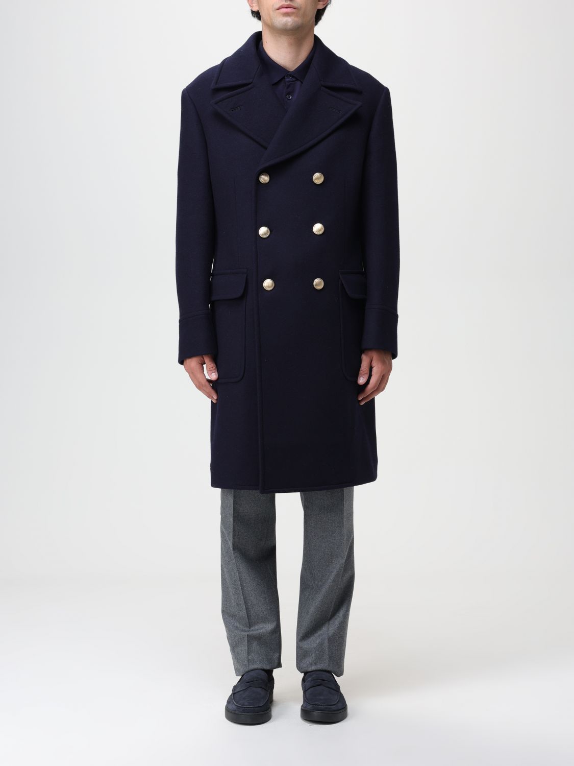 Brunello Cucinelli Coat BRUNELLO CUCINELLI Men colour Navy