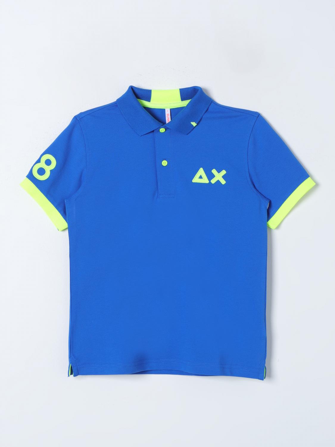  Polo Shirt SUN 68 Kids colour Blue