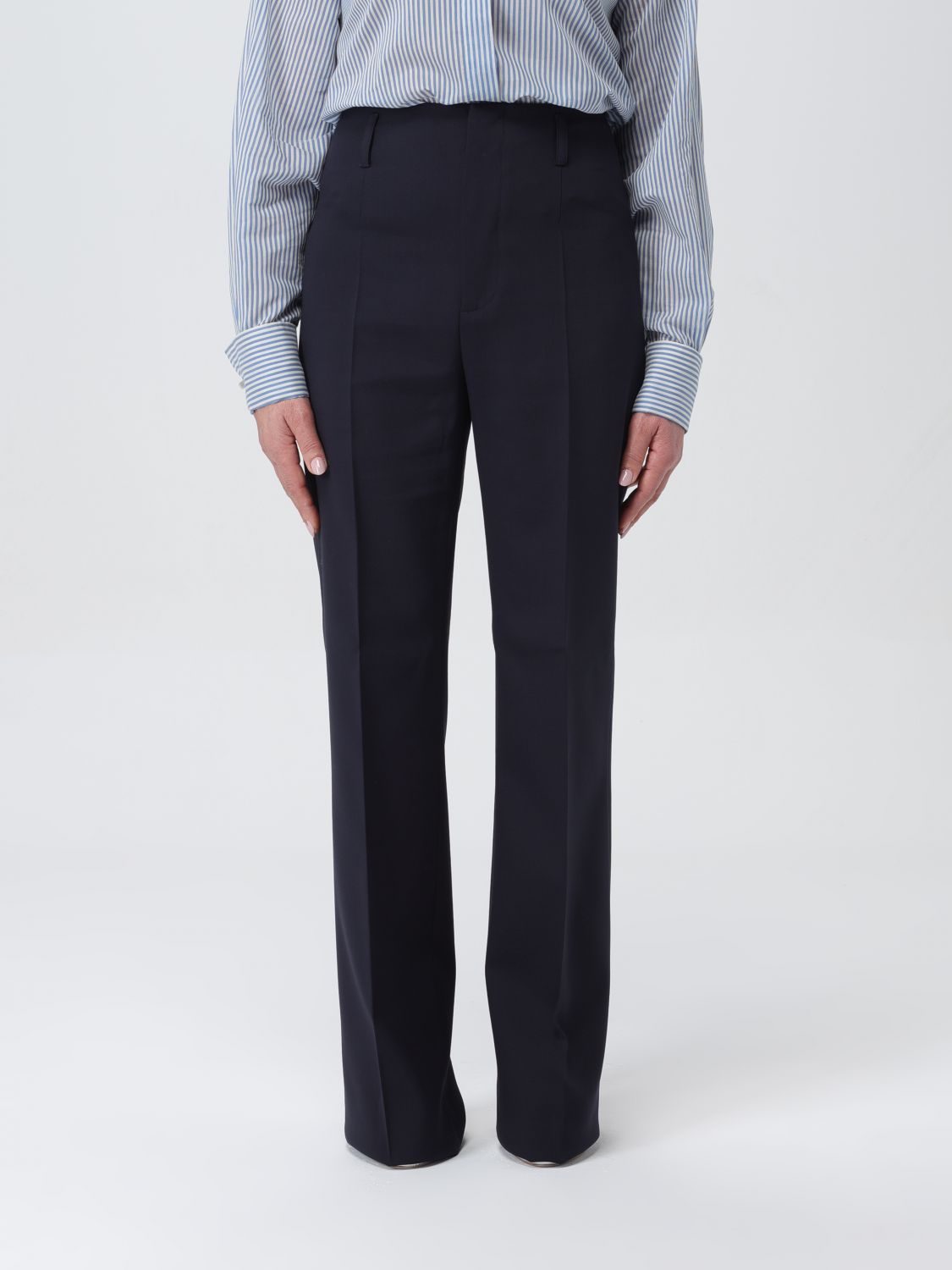 Philosophy Di Lorenzo Serafini Trousers PHILOSOPHY DI LORENZO SERAFINI Woman colour Blue