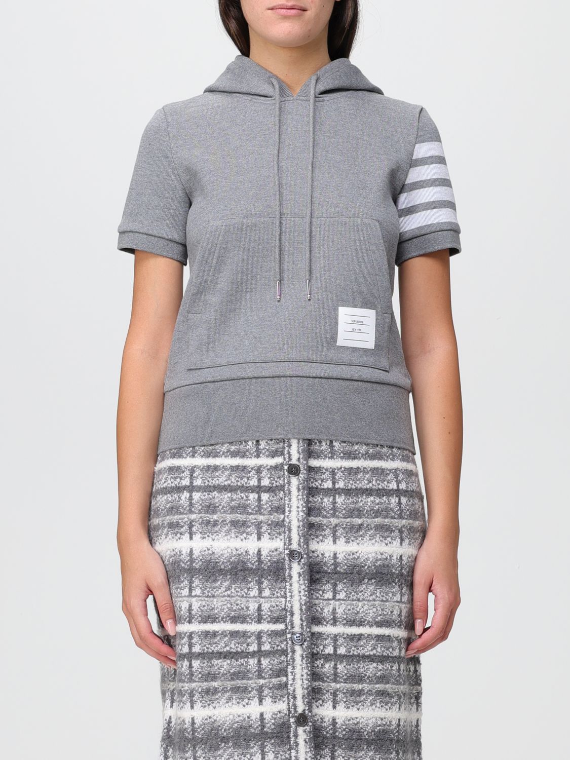 Thom Browne Sweatshirt THOM BROWNE Woman colour Grey