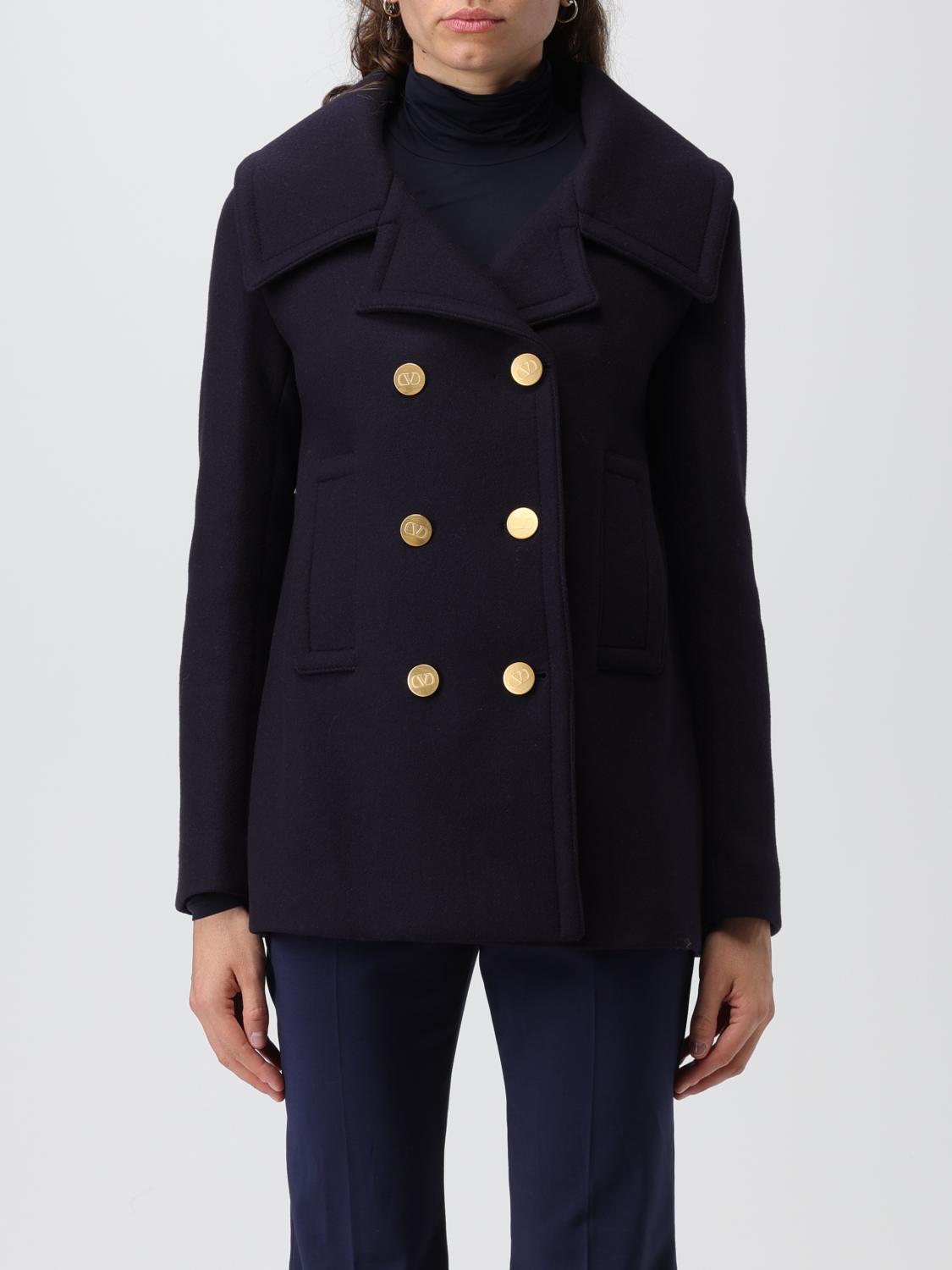 Valentino Coat VALENTINO Woman colour Blue