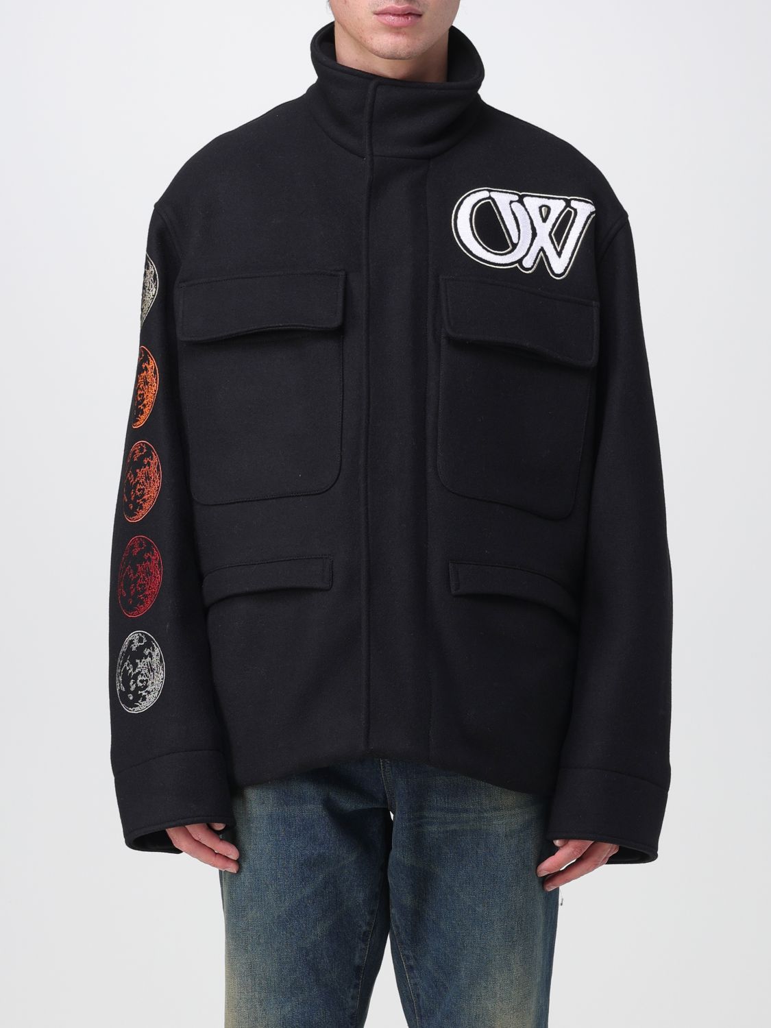 OFF-WHITE Jacket OFF-WHITE Men colour Black 1