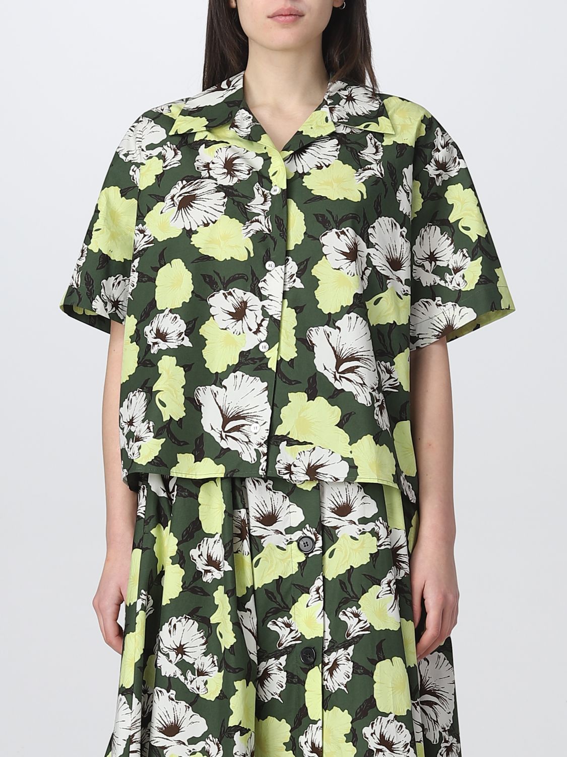 Msgm Shirt MSGM Woman colour Green