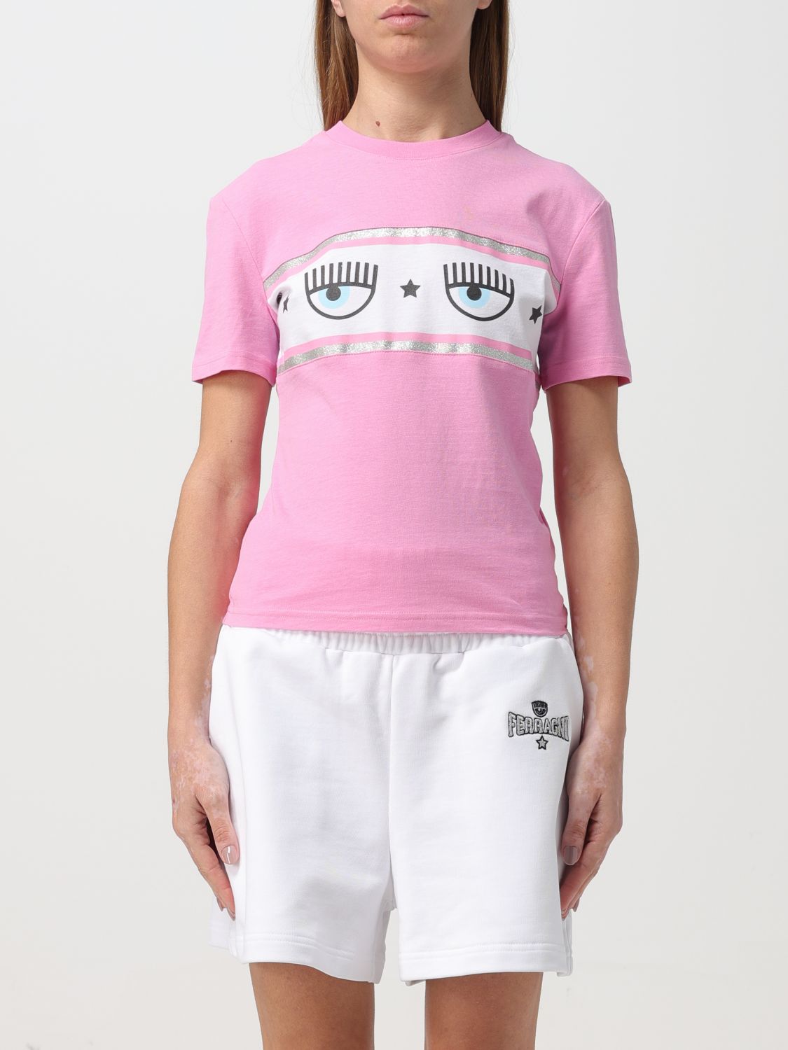 CHIARA FERRAGNI T-Shirt CHIARA FERRAGNI Woman colour Pink