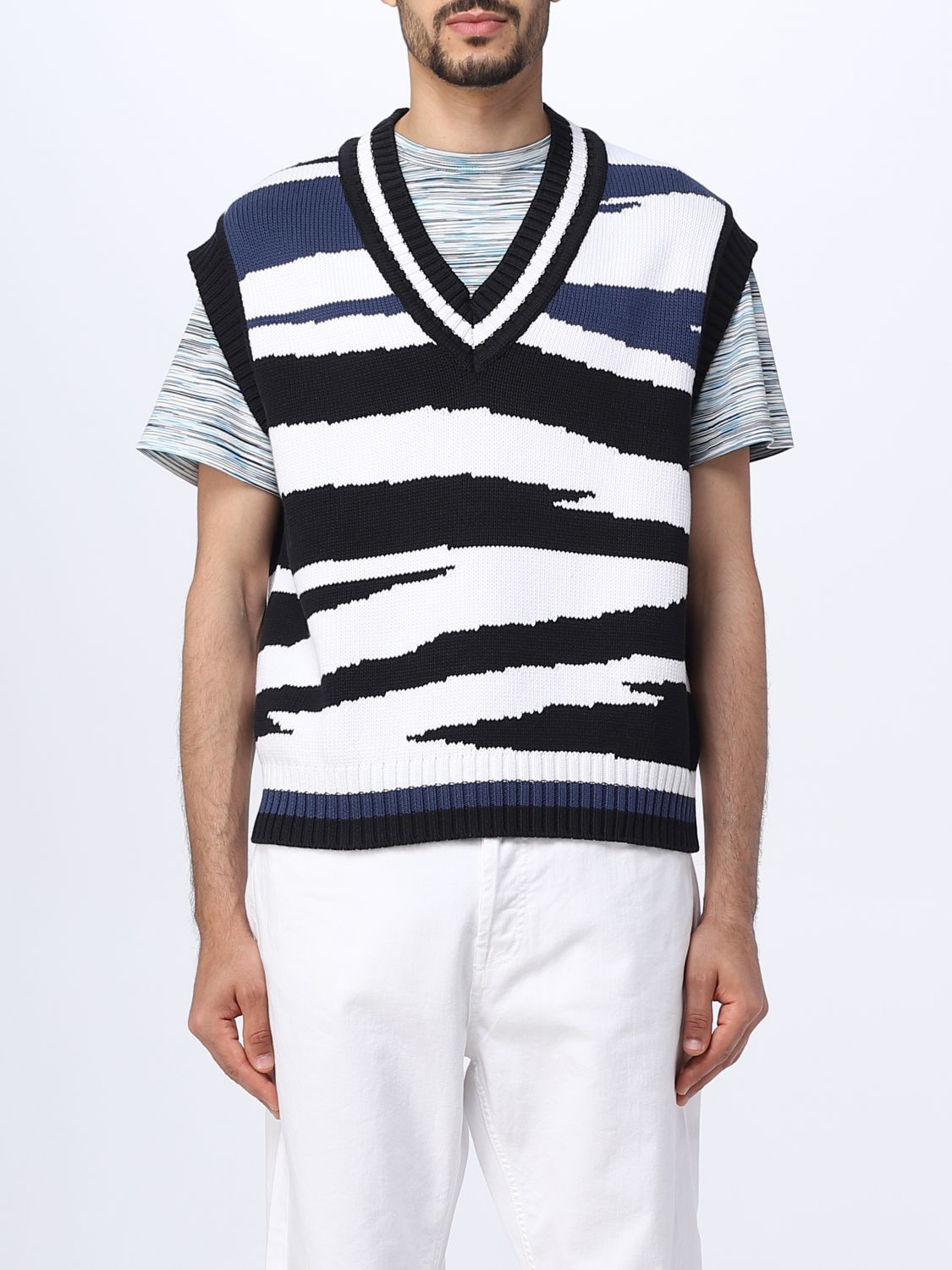 Missoni Waistcoat MISSONI Men colour Blue