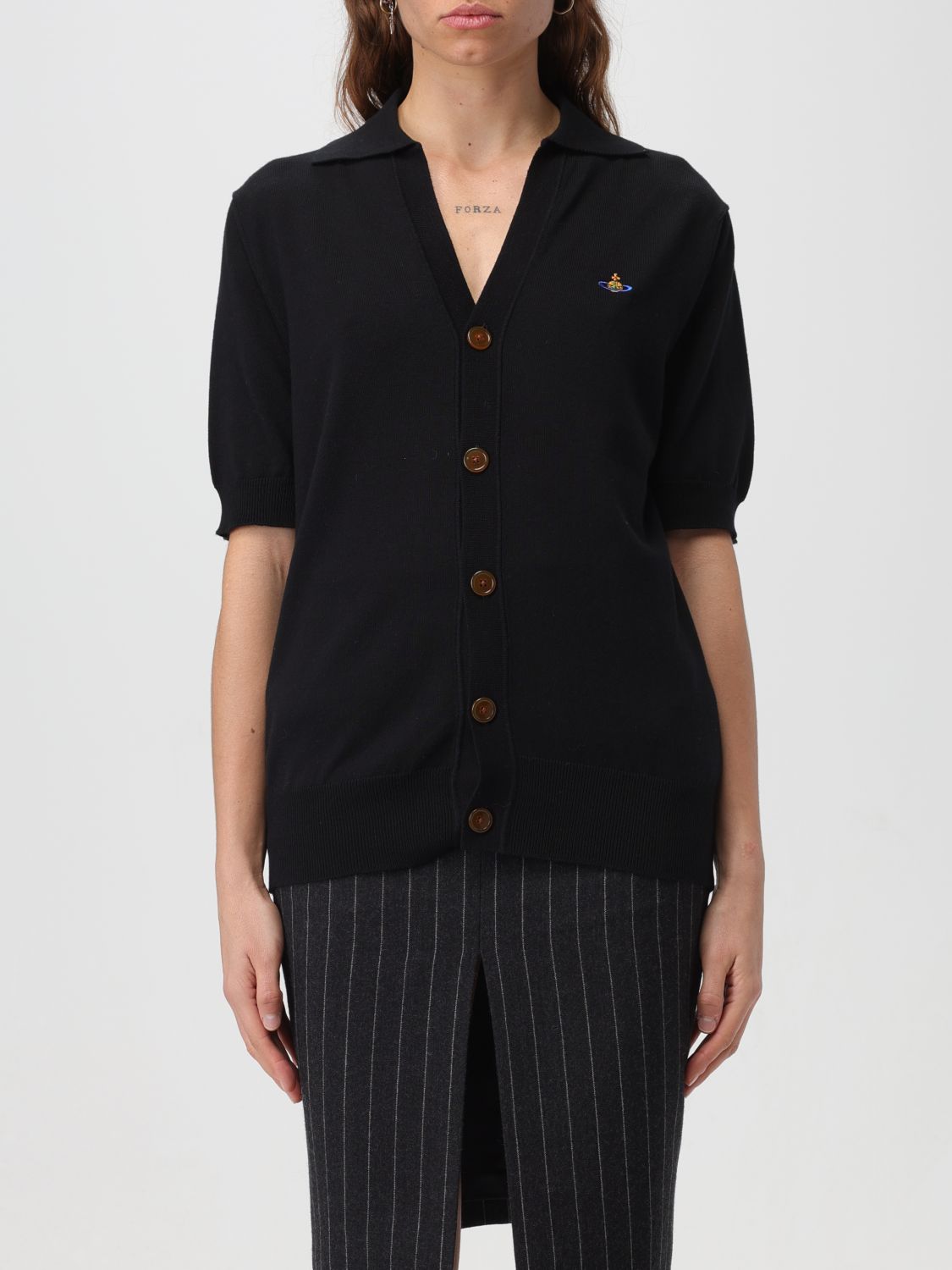 Vivienne Westwood Cardigan VIVIENNE WESTWOOD Woman colour Black