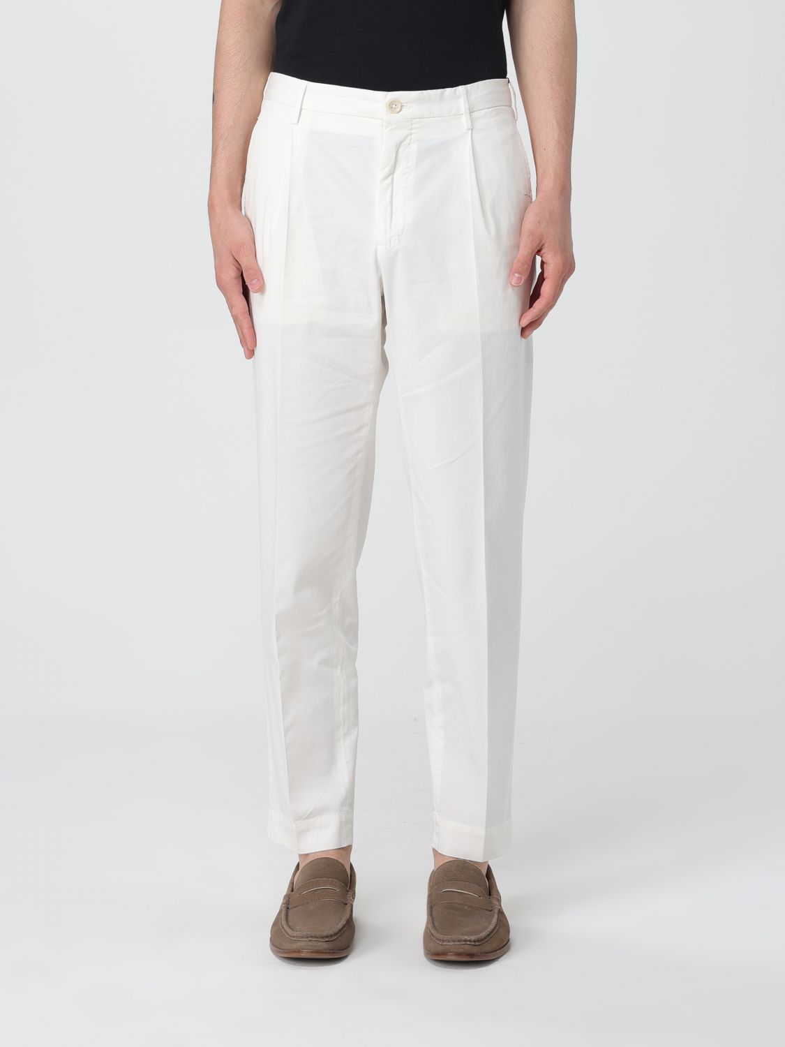 Incotex Trousers INCOTEX Men colour White