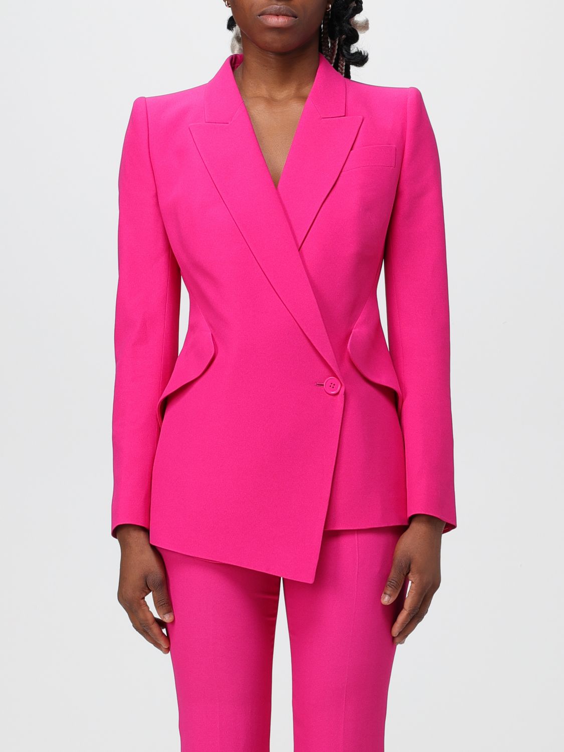 Alexander McQueen Blazer ALEXANDER MCQUEEN Woman colour Pink