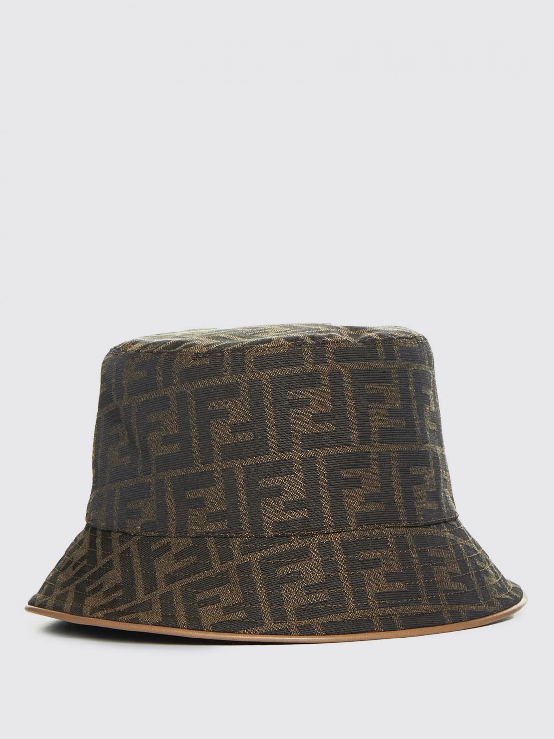 FENDI Hat FENDI Woman color Tobacco