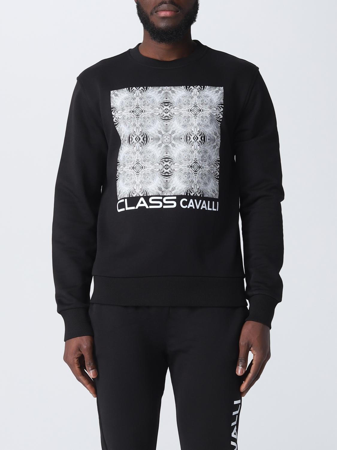 Class Roberto Cavalli Sweatshirt CLASS ROBERTO CAVALLI Men colour Black