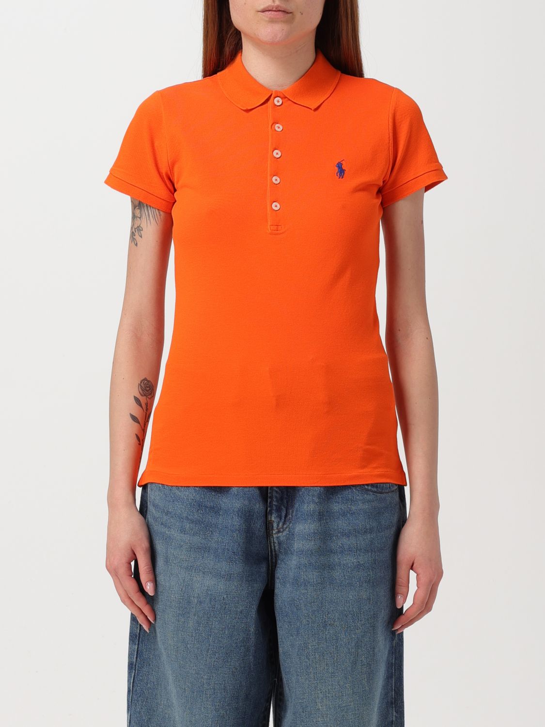 Polo Ralph Lauren Polo Shirt POLO RALPH LAUREN Woman colour Orange