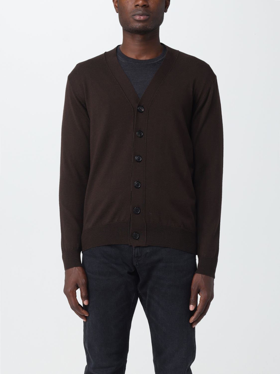 Grifoni Cardigan GRIFONI Men colour Brown