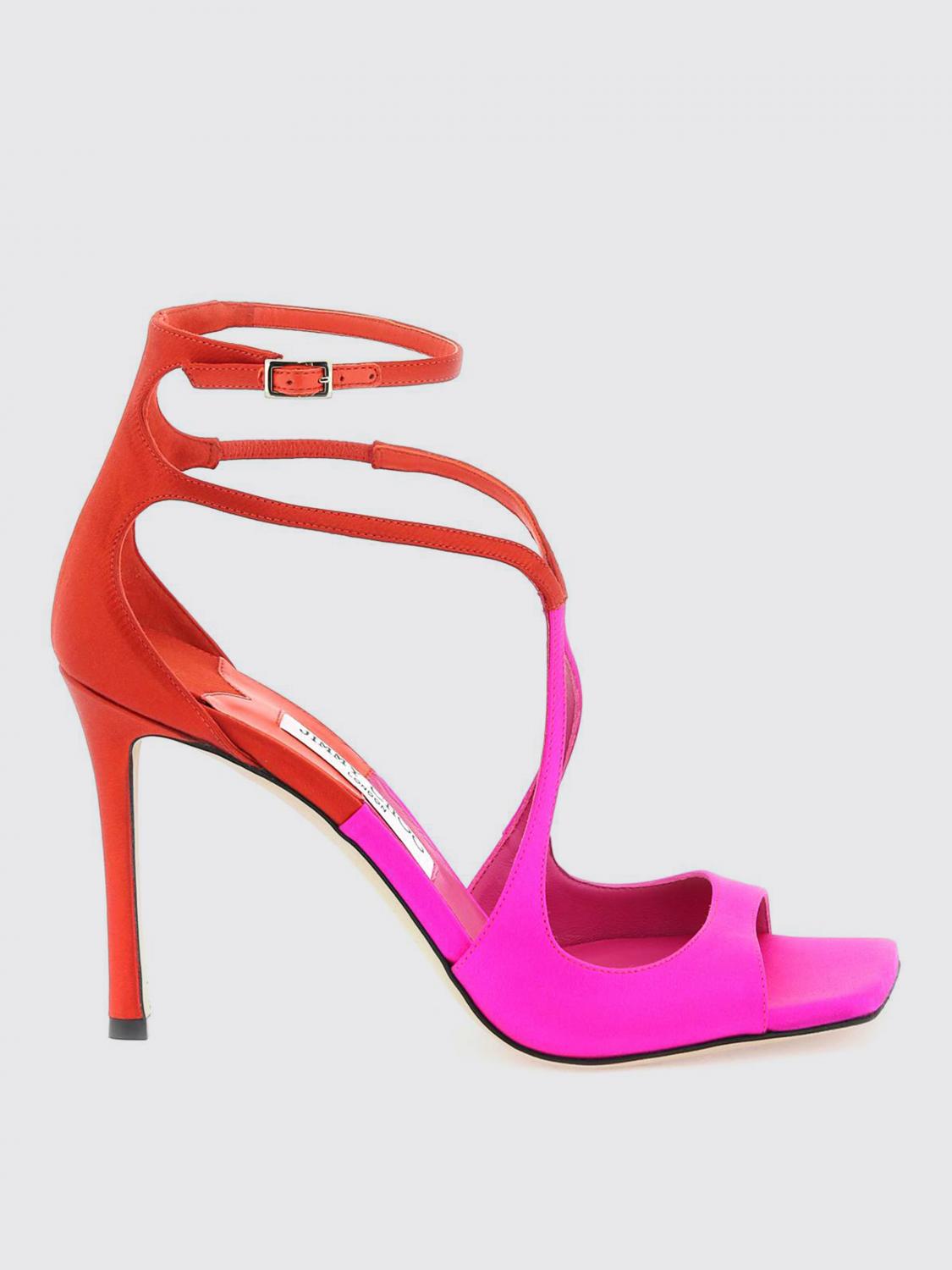 Jimmy Choo Heeled Sandals JIMMY CHOO Woman color Fuchsia