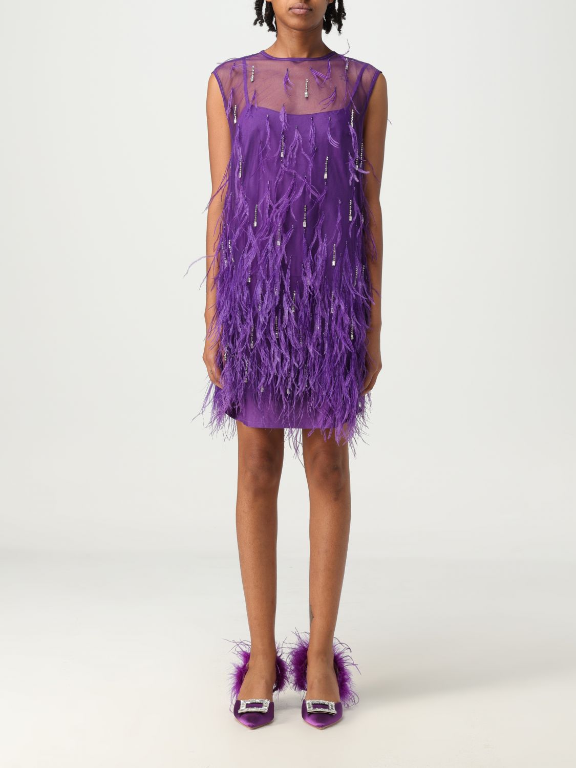 Des Phemmes Dress DES PHEMMES Woman colour Violet