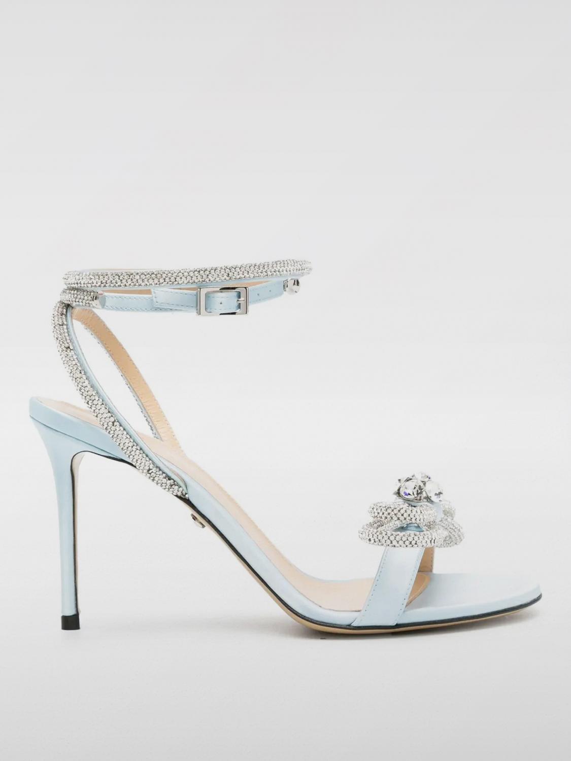 Mach & Mach Heeled Sandals MACH & MACH Woman color Blue